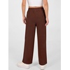 image:imageANRABESS Womens Corduroy Wide Leg Palazzo Lounge Pants  Fall Casual Loose High Waist Chunky Trousers Cozy Comfy Work Casual Outfits Ribbed Texture with Side PocketsBrown Red
