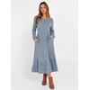 image:imageANRABESS Womens Fall Long Sleeve Midi Dress  Crewneck Swing Flowy A Line Dresses Soft Comfy Rib Knit Casual Everyday Date Nights Wear Minimal Elegant Winter LayeringBlue
