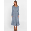 image:imageANRABESS Womens Fall Long Sleeve Midi Dress  Crewneck Swing Flowy A Line Dresses Soft Comfy Rib Knit Casual Everyday Date Nights Wear Minimal Elegant Winter LayeringBlue