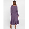 image:imageANRABESS Womens Fall Long Sleeve Midi Dress  Crewneck Swing Flowy A Line Dresses Soft Comfy Rib Knit Casual Everyday Date Nights Wear Minimal Elegant Winter LayeringPurple