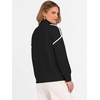 image:imageANRABESS Womens Fall Quarter Zip Collared Pullover Sweaters  Soft Long Sleeve V Neck Shirts Business Casual Loose Fit Knit Tops Winter Warm OutfitsBlack