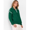 image:imageANRABESS Womens Fall Quarter Zip Collared Pullover Sweaters  Soft Long Sleeve V Neck Shirts Business Casual Loose Fit Knit Tops Winter Warm OutfitsForest Green