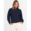image:imageANRABESS Womens Fall Quarter Zip Collared Pullover Sweaters  Soft Long Sleeve V Neck Shirts Business Casual Loose Fit Knit Tops Winter Warm OutfitsNavy Blue Solid Color