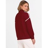 image:imageANRABESS Womens Fall Quarter Zip Collared Pullover Sweaters  Soft Long Sleeve V Neck Shirts Business Casual Loose Fit Knit Tops Winter Warm OutfitsRed