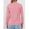 image:imageANRABESS Womens Long Sleeve Shirts V Neck Fall Tops  Soft Comfort Wrinkle Free Tshirts Basic Tee Winter Layer Clothing Business Casual Work Fall Outfits Travel Daily WearPink