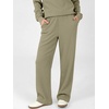 image:imageANRABESS Womens Lounge Sets 2026 Fall Winter 2 Piece Outfits Sweatsuits  Comfy Waffle Knit Loungewear Long Sleeve Henley Top amp Wide Leg Pants with PocketsCozy Soft Daily WearGreen
