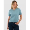 image:imageANRABESS Womens Short Sleeve Sweaters Cropped Crew Neck  Business Casual Work Tops Comfy Lightweight Knit Pullover Classic Sweater Shirts Spring Summer Fall OutfitsLight Blue