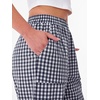 image:imageANRABESS Womens Striped Gingham Lightweight Pajama Pants  Plaid Pockets Wide Leg Breathable Comfy PJFlowy Casual Cute Boho Outfits Beach VacationampLounge WearSummer Fall ClothingNavy Blue White Plaid