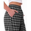 image:imageANRABESS Womens Striped Gingham Lightweight Pajama Pants  Plaid Pockets Wide Leg Breathable Comfy PJFlowy Casual Cute Boho Outfits Beach VacationampLounge WearSummer Fall ClothingMulti Black Plaid