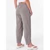 image:imageANRABESS Womens Striped Gingham Lightweight Pajama Pants  Plaid Pockets Wide Leg Breathable Comfy PJFlowy Casual Cute Boho Outfits Beach VacationampLounge WearSummer Fall ClothingBrown White Plaid