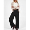 image:imageANRABESS Womens Waffle Knit Wide Leg Casaul Lounge Pants  Comfy Soft Fabric Elastic High Waisted Loose Trousers with Pockets Travel Work Loungewear amp Daily Fall Winter ClothesBlack