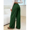 image:imageANRABESS Womens Wide Leg Palazzo Lounge Pants  Fall Lightweight Drawstring Elastic Waist Trousers with Pockets Casual Loose Flowy LoungewearGreen