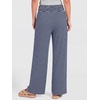 image:imageANRABESS Womens Wide Leg Palazzo Pants with Pockets  Smocked High Waisted Flowy Boho Pants Lightweight Soft Knit Lounge amp Casual Trousers for Beach Vacation Summer FallStriped Navy Blue White