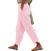 Pink White Plaid
