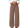 Brown White Stripe