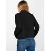 image:imageANRABESS Fall Sweaters for Women Lightweight Cropped Mock Neck  Long Sleeve Ribbed Knit Soft Comfy Pullover Tops Business Casual Work Travel Vacation Winter Layer ClothesBlack