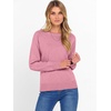 image:imageANRABESS Sweater for Women Lightweight Knit Fall Pullover  Crewneck Long Sleeve Tops Soft Loose Fit Basic Casual Office Layering Daily Wear Winter Trendy OutfitsCoral Pink