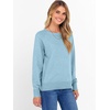 image:imageANRABESS Sweater for Women Lightweight Knit Fall Pullover  Crewneck Long Sleeve Tops Soft Loose Fit Basic Casual Office Layering Daily Wear Winter Trendy OutfitsLight Blue