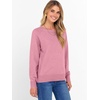 image:imageANRABESS Sweater for Women Lightweight Knit Fall Pullover  Crewneck Long Sleeve Tops Soft Loose Fit Basic Casual Office Layering Daily Wear Winter Trendy OutfitsCoral Pink