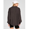 image:imageANRABESS Sweatshirts for Women Loose Fit Quarter Zip Pullover  Soft Cozy Long Sleeve Tops School Work Rreppy Giong Out Clothes Casual Cute Relaxed Loungewear Fall Winter Fashion OutfitsBrown