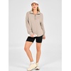 image:imageANRABESS Sweatshirts for Women Loose Fit Quarter Zip Pullover  Soft Cozy Long Sleeve Tops School Work Rreppy Giong Out Clothes Casual Cute Relaxed Loungewear Fall Winter Fashion OutfitsBeige