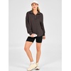image:imageANRABESS Sweatshirts for Women Loose Fit Quarter Zip Pullover  Soft Cozy Long Sleeve Tops School Work Rreppy Giong Out Clothes Casual Cute Relaxed Loungewear Fall Winter Fashion OutfitsBrown