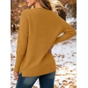 image:imageANRABESS Women Fall Oversized Long Batwing Sleeve Ribbed Sweaters  2026 Fall Fashion Outfits Crew Neck Slit Side Pullover TopCasual Winter Layering Clothing Work Travel amp Everyday WearYellow