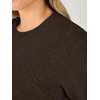 image:imageANRABESS Womens Fall Long Sleeve Argyle Knit Sweaters  Soft Ribbed Knit Crewneck Pullover Tops Comfort Winter Classic Layering Clothes 2026 Casual Everyday WearBrown