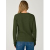 image:imageANRABESS Womens Fall Long Sleeve Argyle Knit Sweaters  Soft Ribbed Knit Crewneck Pullover Tops Comfort Winter Classic Layering Clothes 2026 Casual Everyday WearArmy Green