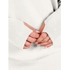 image:imageANRABESS Womens Fall Long Sleeve Lightweight Sweaters  Crew Neck Thumb Hole Pullover Tops Casual Loose Fit Going Out Travel AllDay Wear Spring Winter Layering ClothesCream White