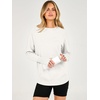 image:imageANRABESS Womens Fall Long Sleeve Lightweight Sweaters  Crew Neck Thumb Hole Pullover Tops Casual Loose Fit Going Out Travel AllDay Wear Spring Winter Layering ClothesCream White