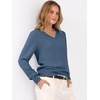 image:imageANRABESS Womens Fall Long Sleeve V Neck Light Sweaters  Lightweight Soft Basic Pullover TopsBusiness Casual Work OutfitsTravel Vacation All Day WearSpring Winter Layer ClothingDeep Blue
