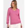 image:imageANRABESS Womens Fall Long Sleeve V Neck Light Sweaters  Lightweight Soft Basic Pullover TopsBusiness Casual Work OutfitsTravel Vacation All Day WearSpring Winter Layer ClothingHot Pink