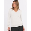 image:imageANRABESS Womens Fall Long Sleeve V Neck Light Sweaters  Lightweight Soft Basic Pullover TopsBusiness Casual Work OutfitsTravel Vacation All Day WearSpring Winter Layer ClothingWhite