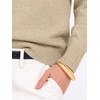 image:imageANRABESS Womens Long Sleeve Lightweight Fall Sweater  Business Casual Wool Blend Sweater TopsV Neck Soft Cozy Pullover Elegant Work Office Basic Wear Winter Spring ClothesAlmond