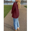 image:imageANRABESS Womens Oversized Cable Knit Fall Pullover Sweaters  Long Sleeve Crewneck Casual Chunky Tops Quiet Luxury Style Easy Layering Piece 2026 Winter Fashion Holiday OutfitsBright Burgundy