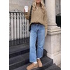 image:imageANRABESS Womens Oversized Cable Knit Fall Pullover Sweaters  Long Sleeve Crewneck Casual Chunky Tops Quiet Luxury Style Easy Layering Piece 2026 Winter Fashion Holiday OutfitsKhaki Brown