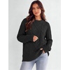 image:imageANRABESS Womens Oversized Cable Knit Fall Pullover Sweaters  Long Sleeve Crewneck Casual Chunky Tops Quiet Luxury Style Easy Layering Piece 2026 Winter Fashion Holiday OutfitsBlack
