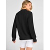image:imageANRABESS Womens Sweaters Fall Waffle Knit Quarter Zip Pullover Top  Long Sleeve Oversized Collared Thumb Hole Shirts Soft Cozy Warm Work Business Casual OutfitsTravel Vacation Winter ClothesBlack