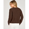 image:imageANRABESS Cardigan Sweaters for Women Oversized Crop 2026 Fall Outfits  Chunky Knit Button Down V Neck Long SleeveCozy Soft Open Front Dropshoulder fit Dressy Casual Cute Work Vacation ClothingCoffee