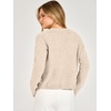image:imageANRABESS Cardigan Sweaters for Women Oversized Crop 2026 Fall Outfits  Chunky Knit Button Down V Neck Long SleeveCozy Soft Open Front Dropshoulder fit Dressy Casual Cute Work Vacation ClothingApricot