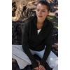 image:imageANRABESS Women Long Sleeve Quarter Zip Pullover Fall Sweater  Collared High Neck Thumb Holes ShirtsSoft Ribbed Knit Top for LeggingsWork Business Casual OutfitsTravel Vacation ClothingBlack