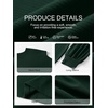 image:imageANRABESS Women Mock Neck Puff Long Sleeve Sweater Mini Dress Ribbed Bodycon  Fall Turtleneck Lightweight Slim Fit Stretchy Knit Short Dresses Daily Cocktail Night Party Date Going Out Fashion ClothingGreen