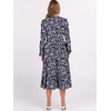 image:imageANRABESS Womens Fall Long Sleeve Boho Floral Tiered Midi Dress  VNeck Lantern Sleeve ALine Dresses with Pockets Comfy Stretchy Casual Work Vacation Daily Wear Winter Spring OutfitsFloral Purple Black