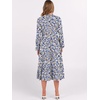 image:imageANRABESS Womens Fall Long Sleeve Boho Floral Tiered Midi Dress  VNeck Lantern Sleeve ALine Dresses with Pockets Comfy Stretchy Casual Work Vacation Daily Wear Winter Spring OutfitsFloral Blue Yellow