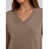 image:imageANRABESS Skirt Sets for Women Fall 2 piece Outfits  Long Sleeve V Neck Pullover Top Pleated Mini Skirt Comfy Matching Lounge Wear 2026 Casual Travel Trendy Winter Sweater SetLight Khaki