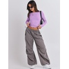image:imageANRABESS Womens Long Sleeve Shirts Fitted Crop Tops  Crew Neck Basic Tee 2026 Fall Outfits Y2K Clothes Soft Form fitting TShirts Going Out Work Casual Wear Winter LayeringBright Purple