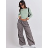 image:imageANRABESS Womens Long Sleeve Shirts Fitted Crop Tops  Crew Neck Basic Tee 2026 Fall Outfits Y2K Clothes Soft Form fitting TShirts Going Out Work Casual Wear Winter LayeringLight Green