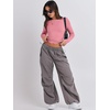 image:imageANRABESS Womens Long Sleeve Shirts Fitted Crop Tops  Crew Neck Basic Tee 2026 Fall Outfits Y2K Clothes Soft Form fitting TShirts Going Out Work Casual Wear Winter LayeringDark Pink