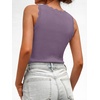 image:imageANRABESS Womens Summer V Neck Tank Tops Sleeveless Sweaters  Scalloped Knit Shirts Soft Wool Blend Slim Fit Cute Casual Going Out Outfits Work Beach Resort Wear Fall Layer ClothingGrey Purple